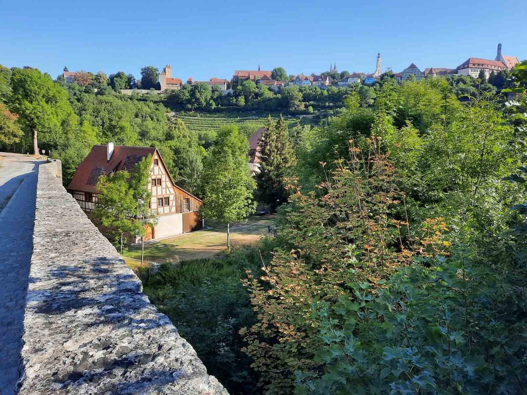 ein letzter Blick auf Rothenburg